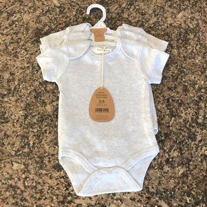 rabbit bear organic onesies